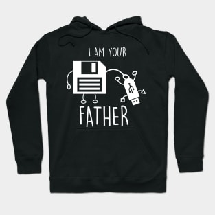 Cute & Funny USB Floppy Disk I Am Your Father Pun Hoodie